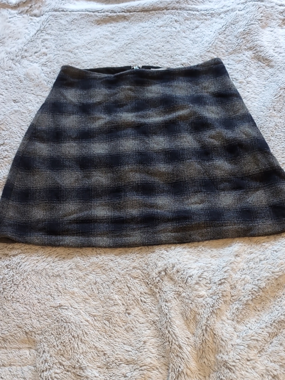 Wilfred Plaid A-Line Mini Skirt